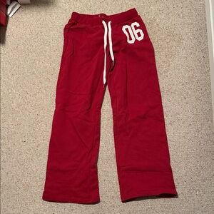 Edikted Red Sweatpants